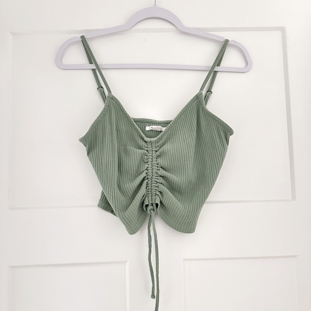 O’NEILL GREEN CROP TOP SIZE SMALL
